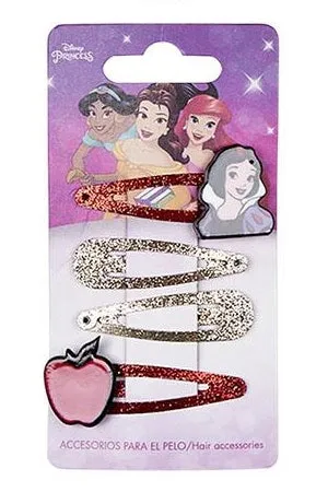 Disney Princess 3D Hair Clips - 4 Styles Available