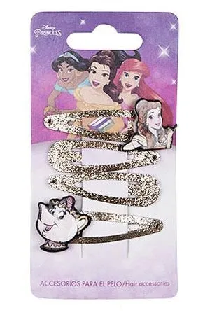 Disney Princess 3D Hair Clips - 4 Styles Available
