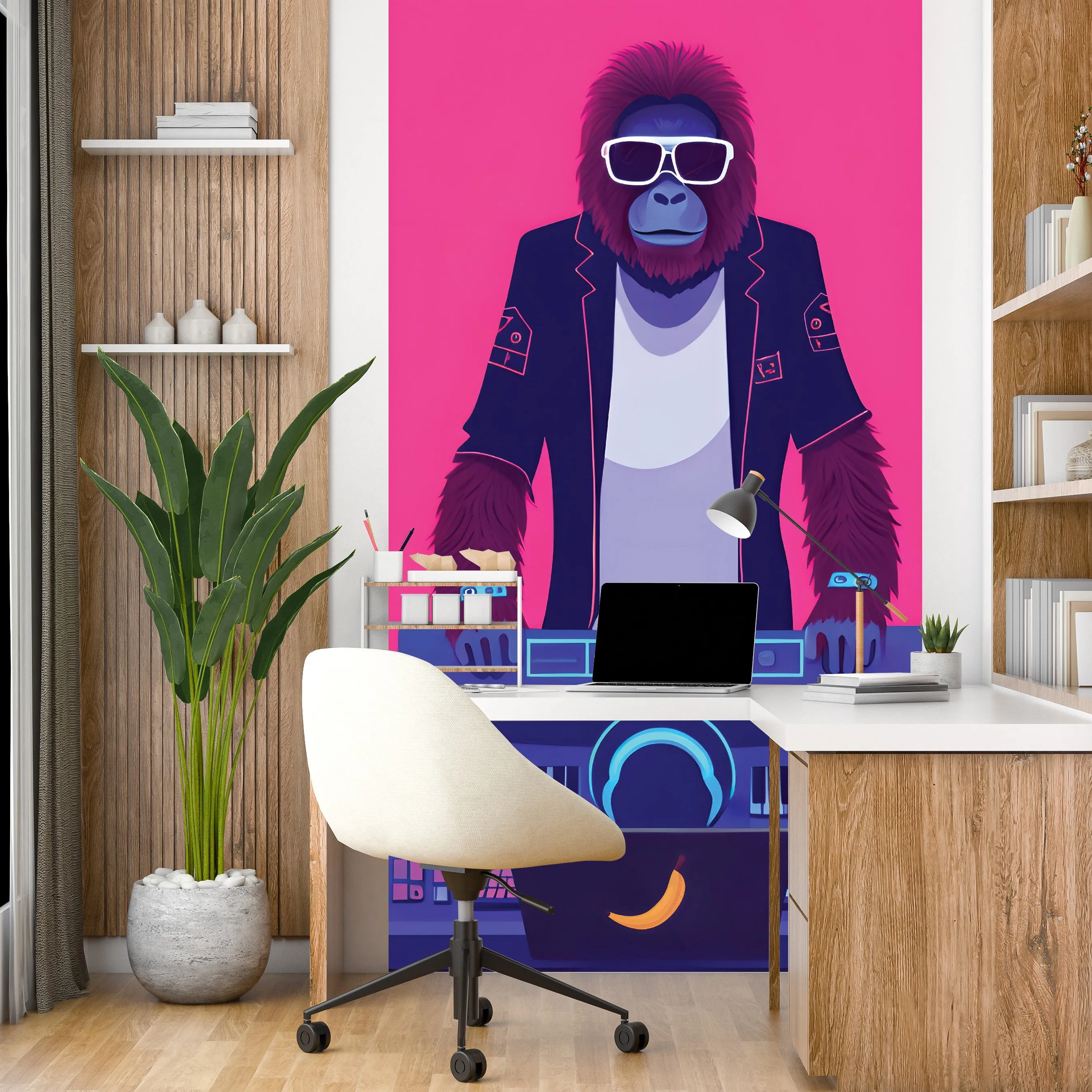 DJ Orangutan Acrylic Wall Panels Home Decor Wall Panels 2440mmm x 1220mm