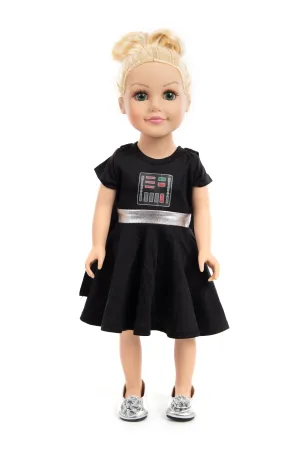 Doll Dress Galactic Dark Villain Twirl