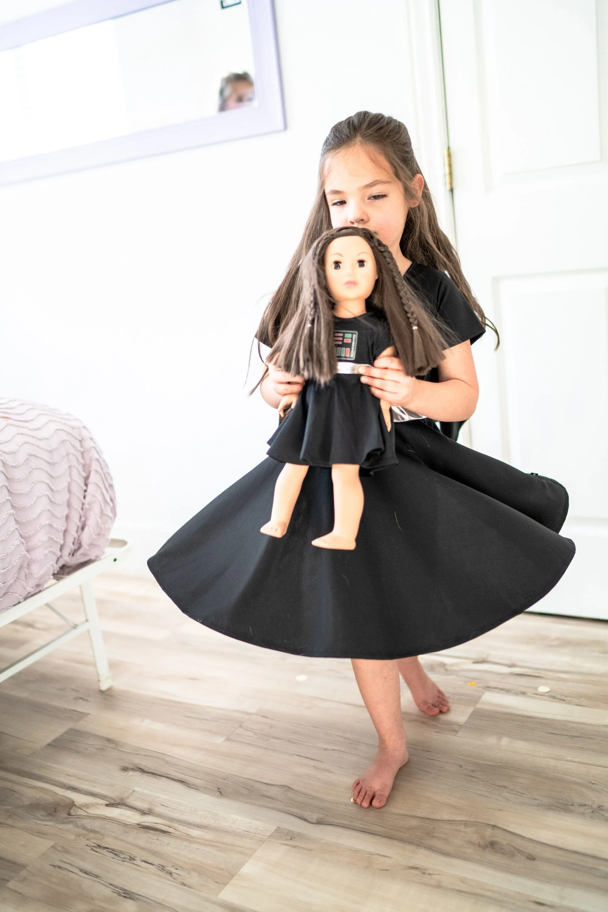 Doll Dress Galactic Dark Villain Twirl