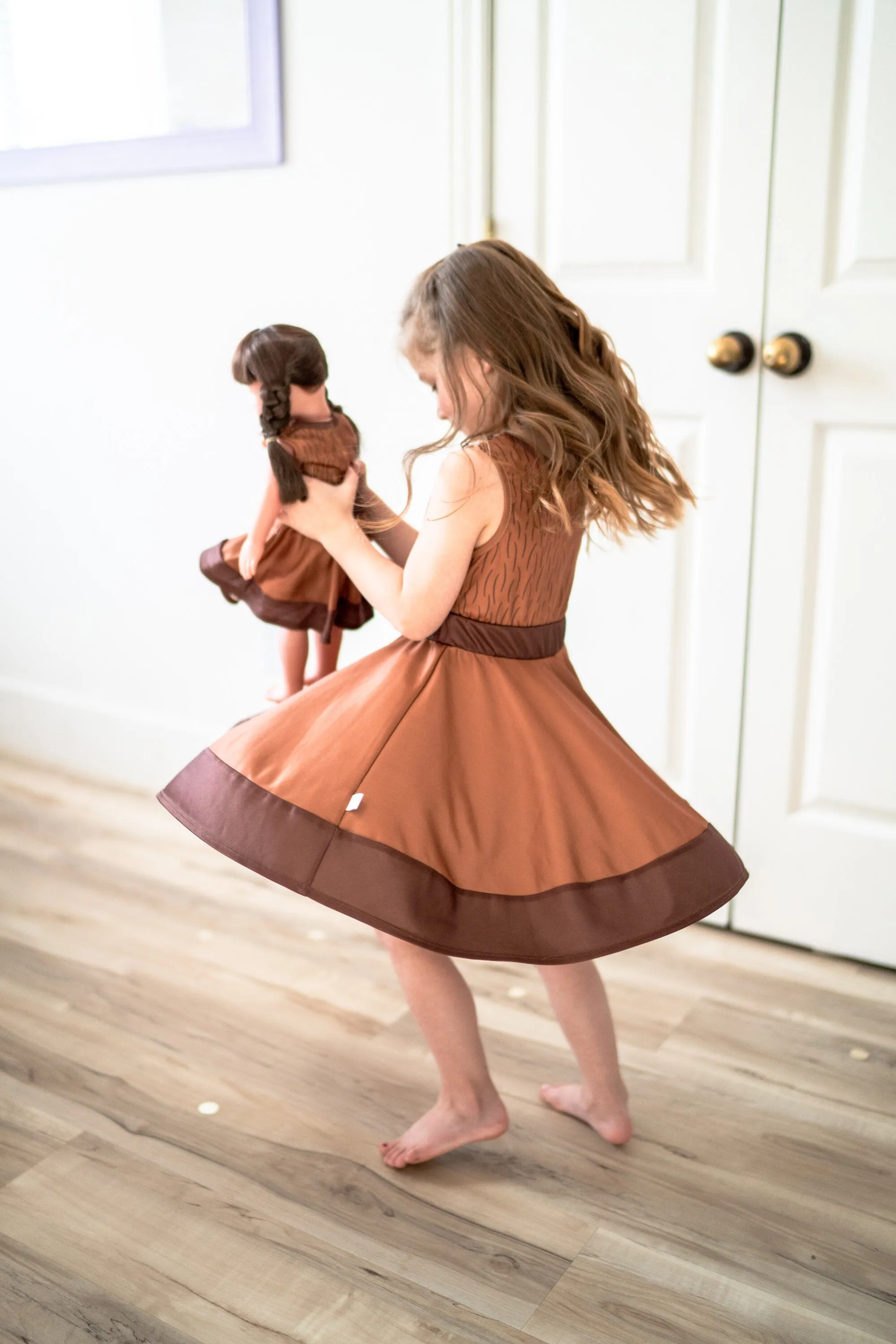 Doll Dress Galactic Fuzzball Twirl