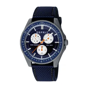 Esprit Unisex Fashion Eco-Ceramic Quartz Dark Blue Watch