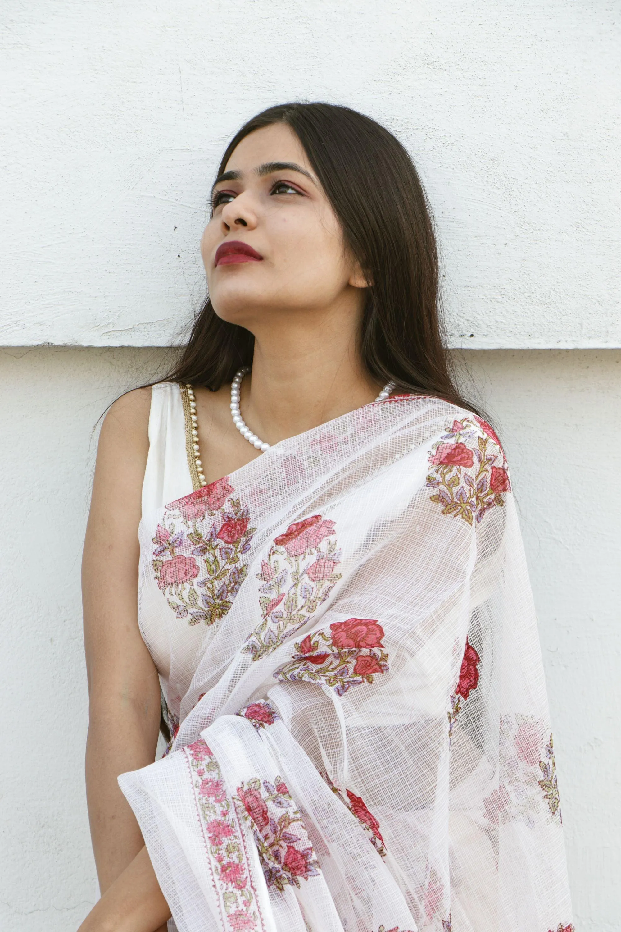 Evergreen printed Kota saree - Bagh- Gulab