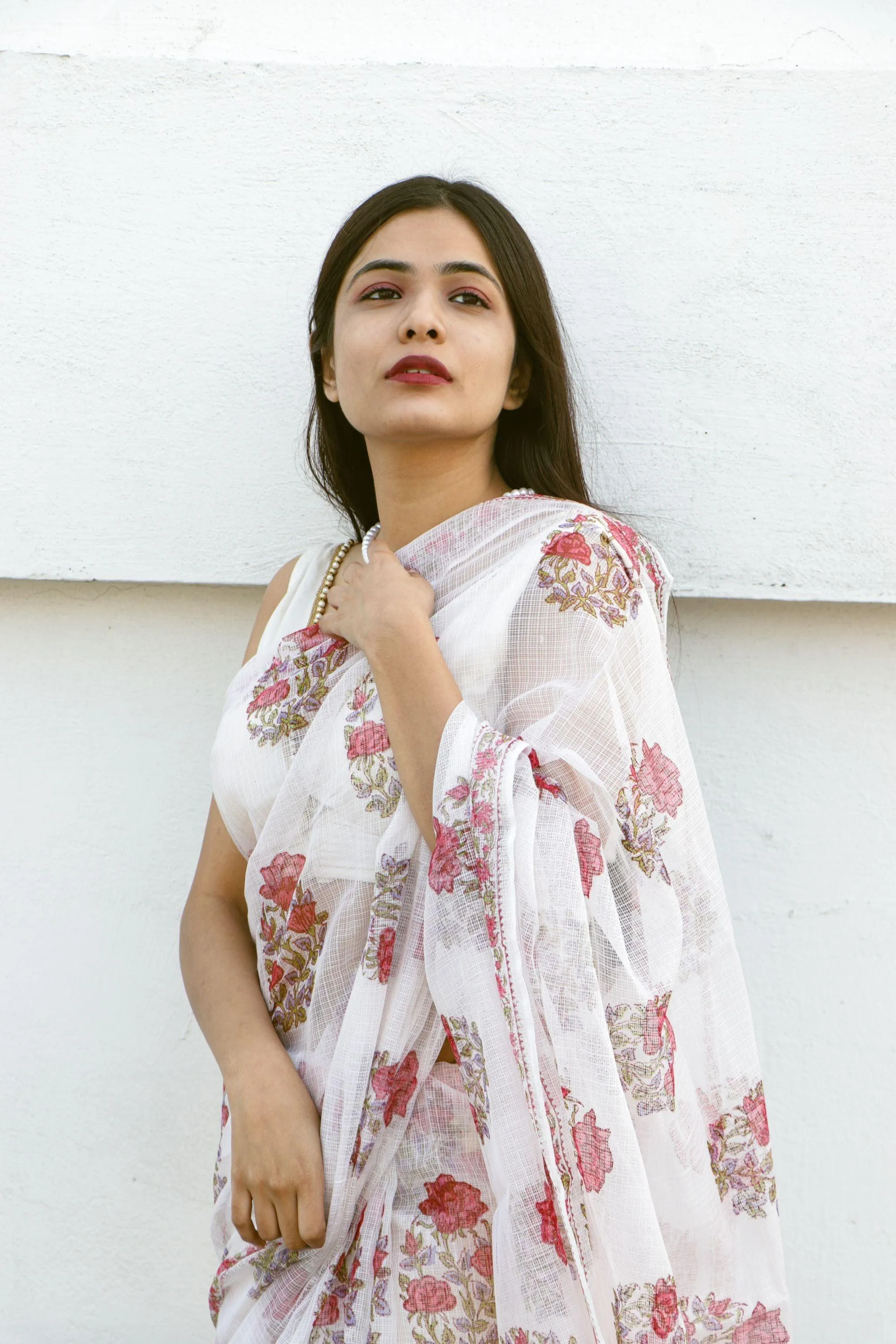 Evergreen printed Kota saree - Bagh- Gulab
