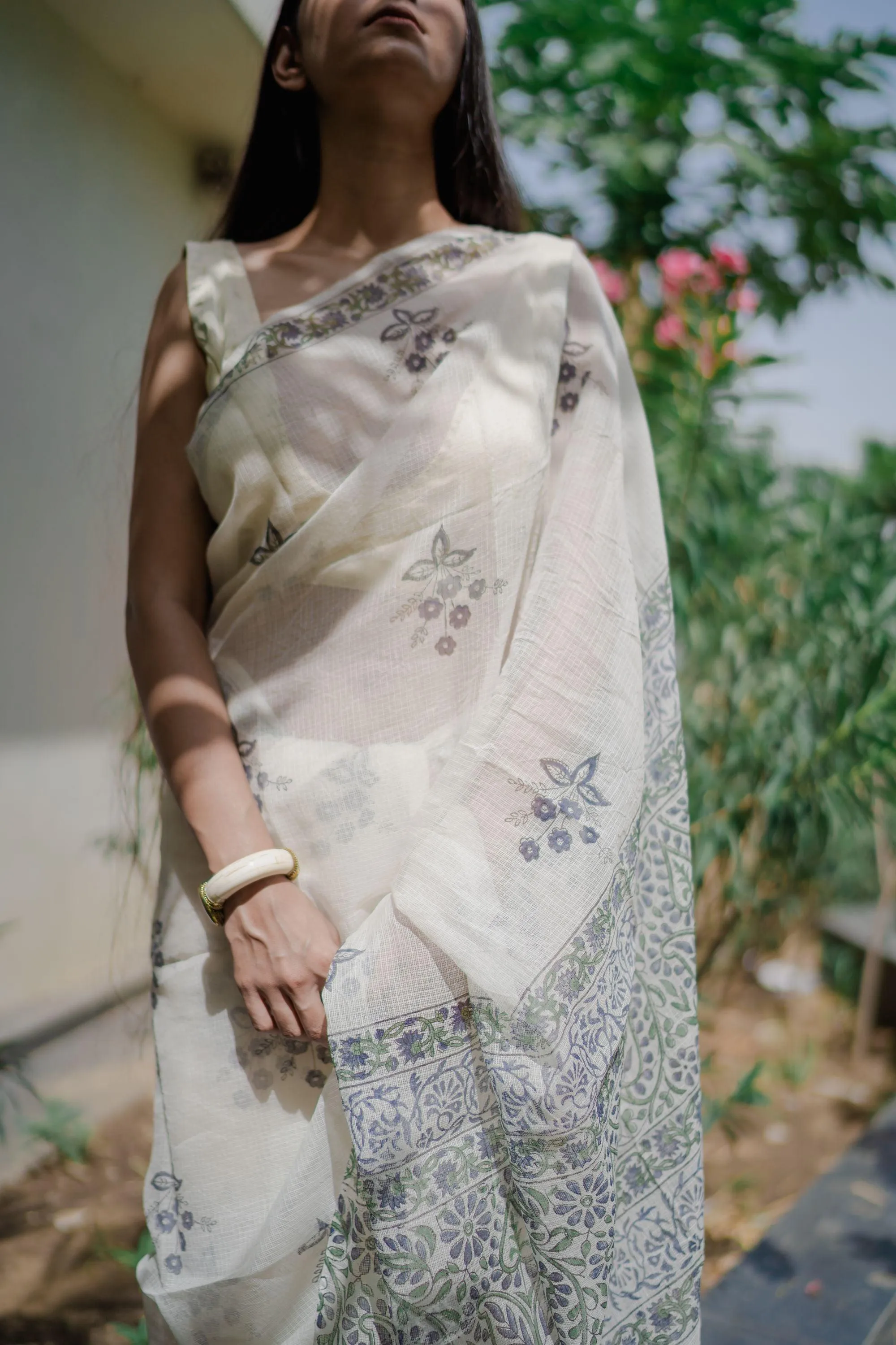 Evergreen printed Kota saree - Bagh- Malati