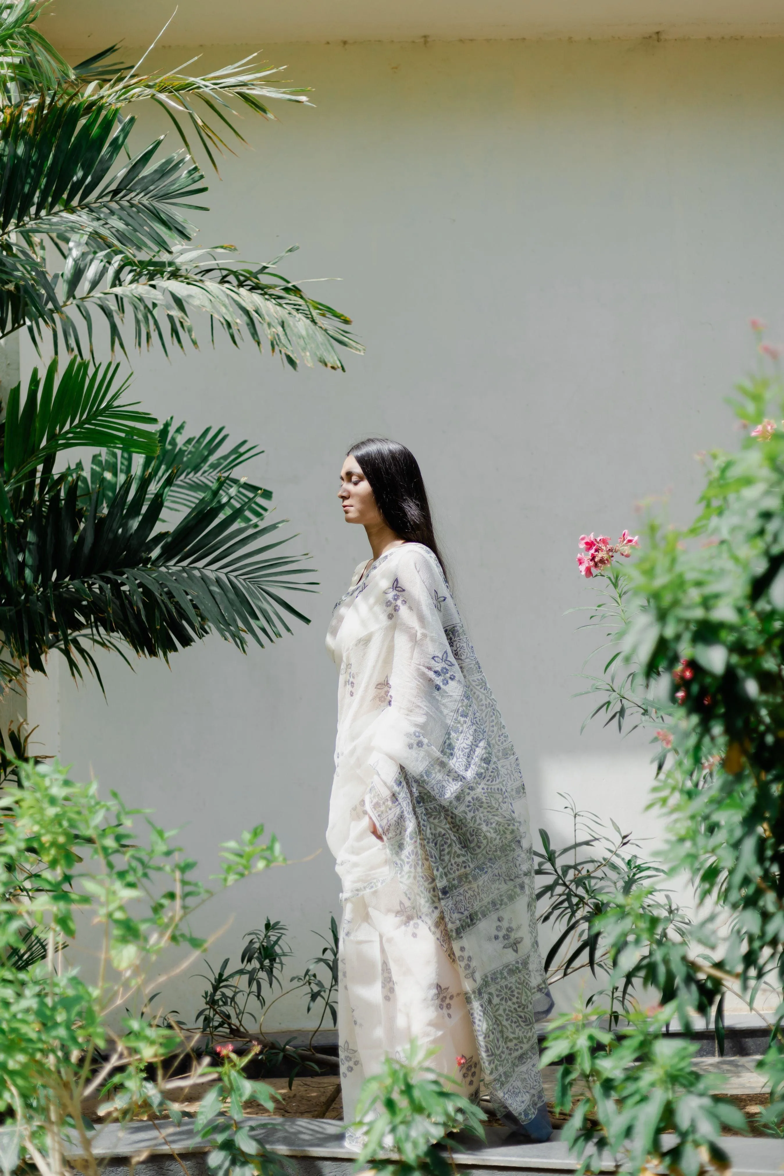 Evergreen printed Kota saree - Bagh- Malati