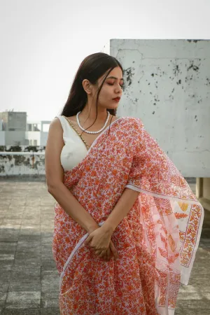 Evergreen printed Kota saree - Bagh- Paisley
