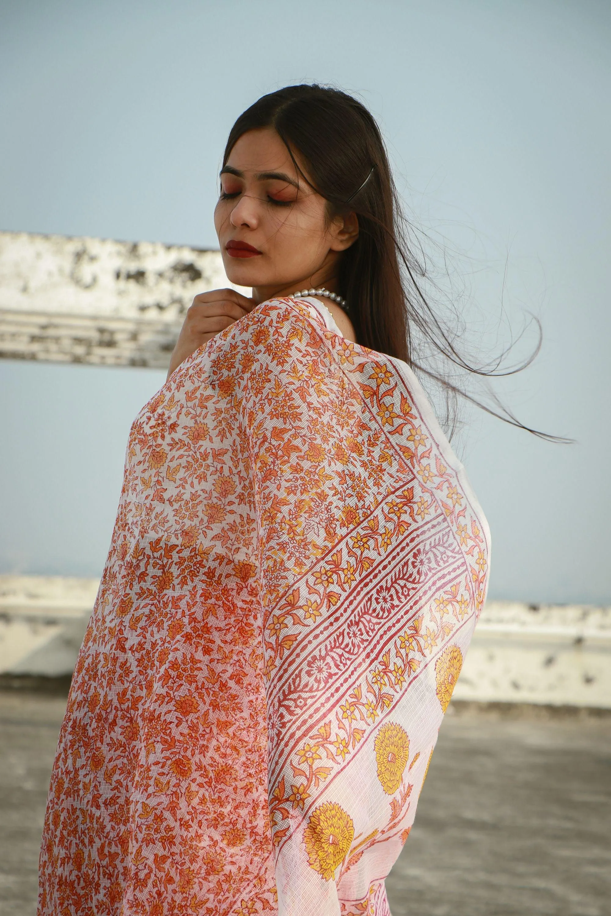 Evergreen printed Kota saree - Bagh- Paisley
