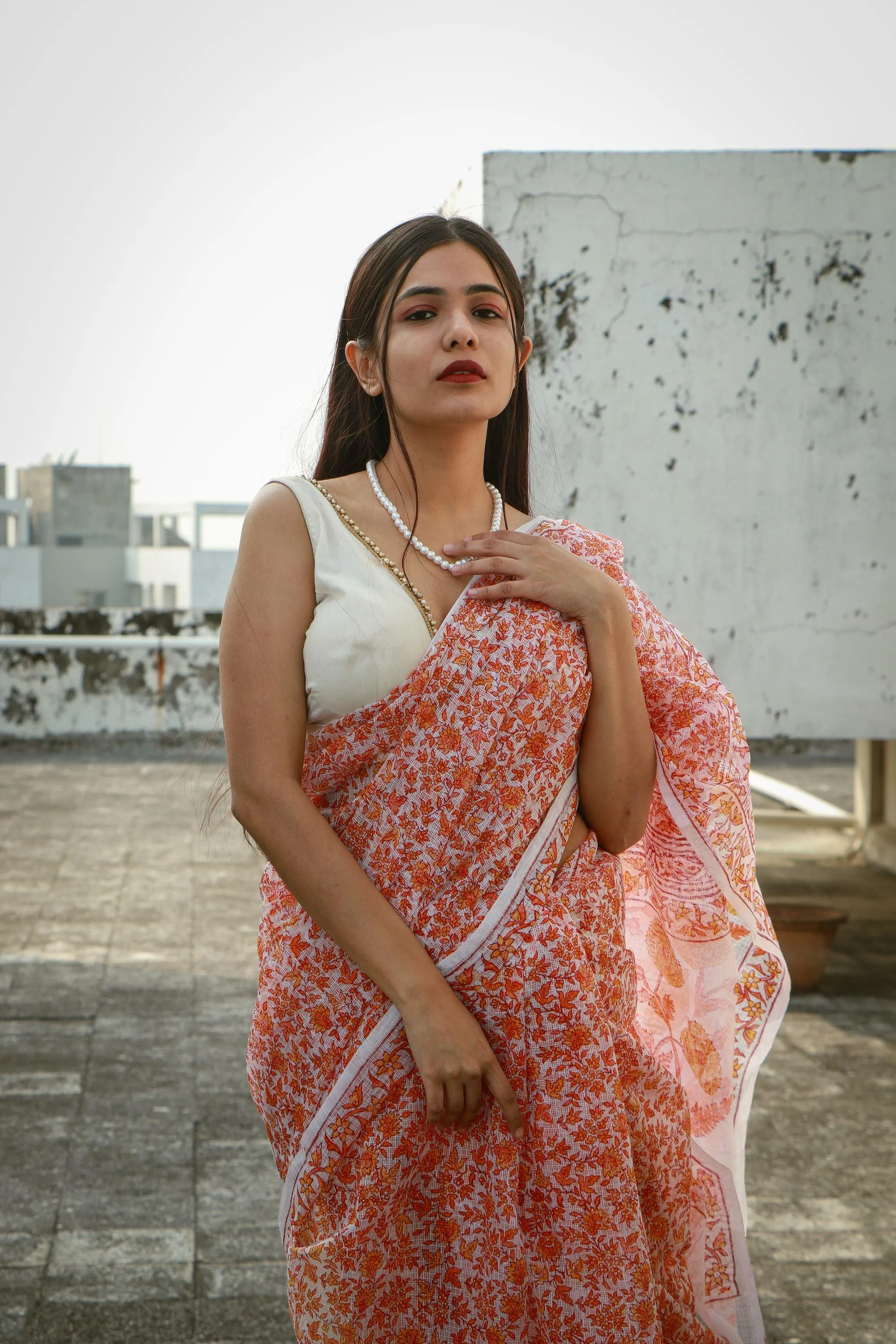 Evergreen printed Kota saree - Bagh- Paisley