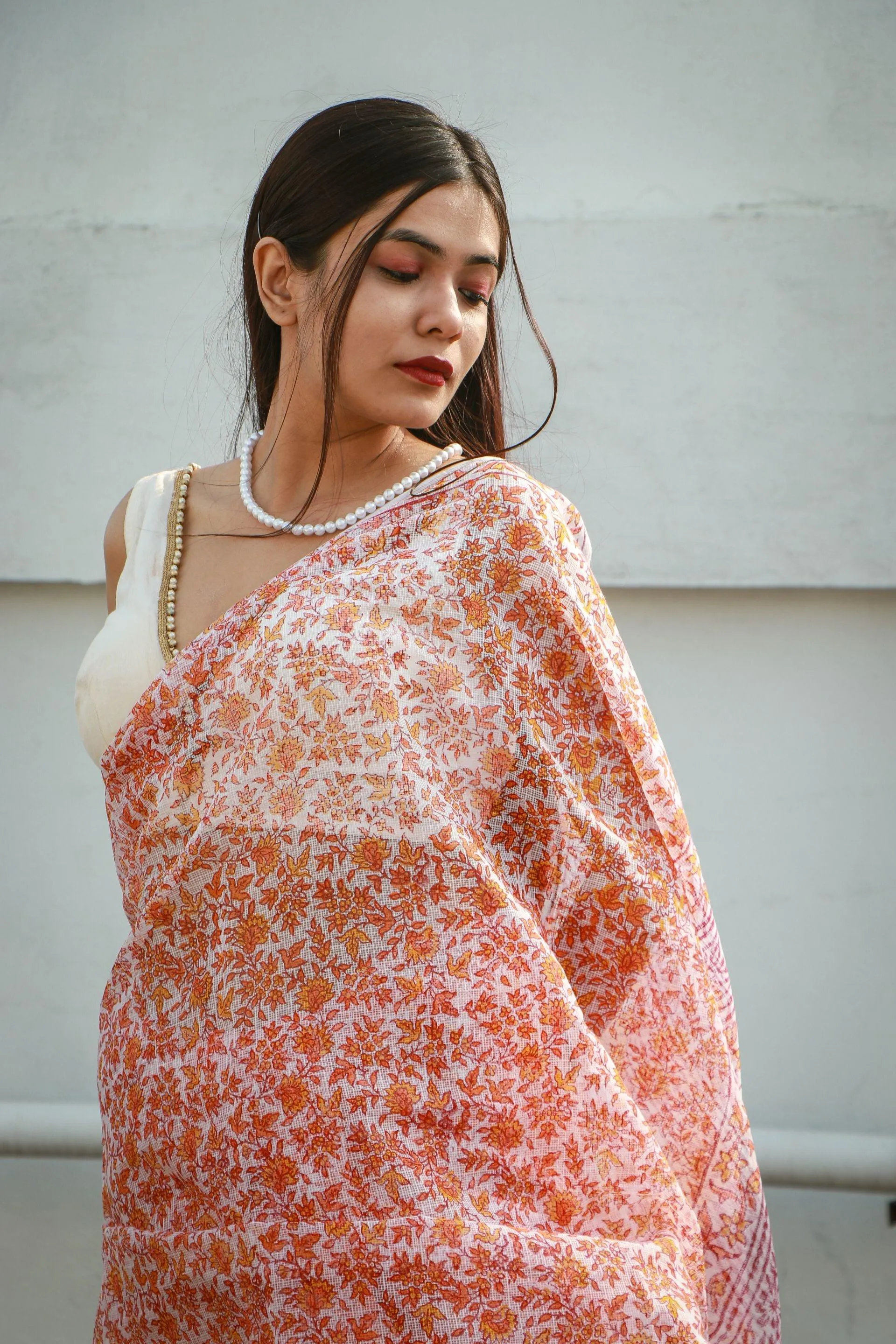 Evergreen printed Kota saree - Bagh- Paisley