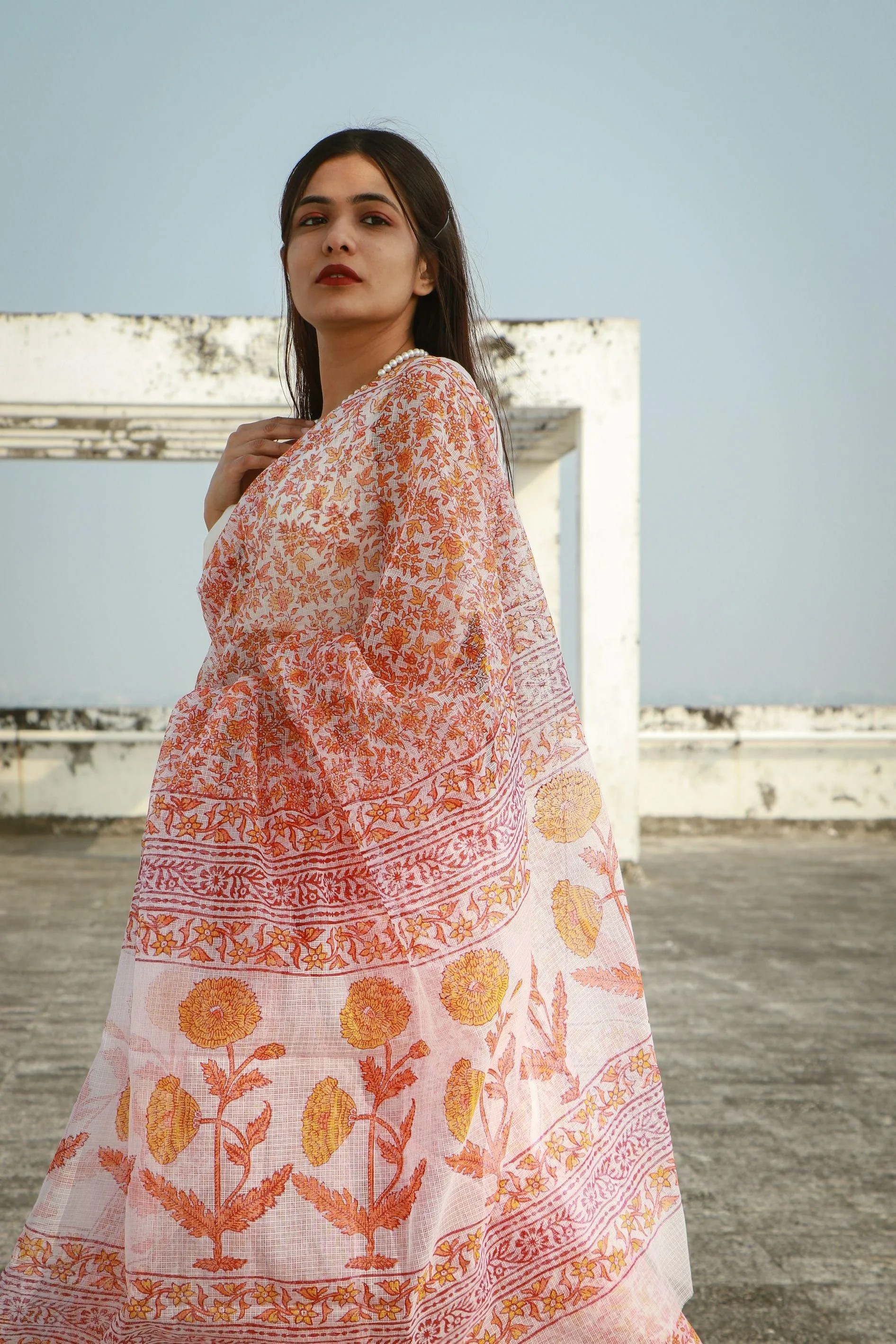 Evergreen printed Kota saree - Bagh- Paisley