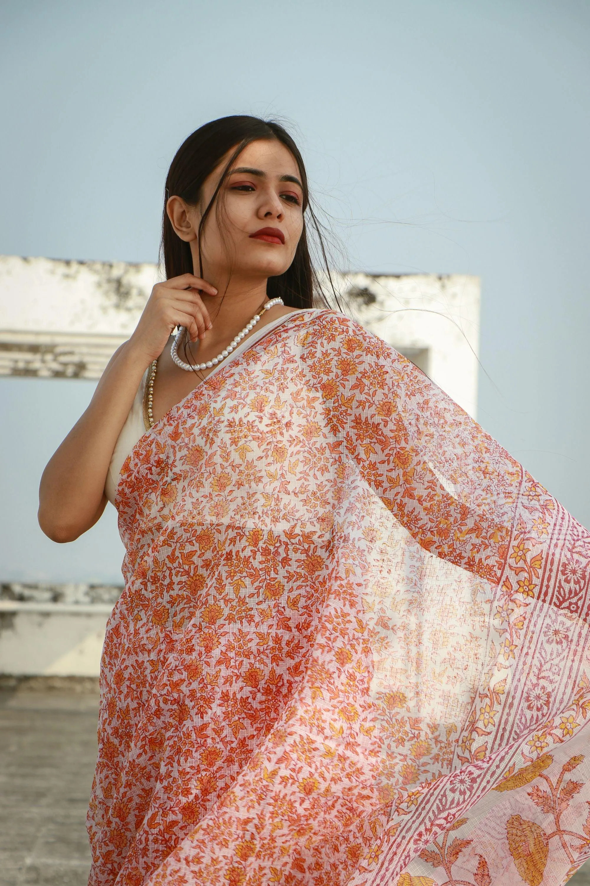 Evergreen printed Kota saree - Bagh- Paisley