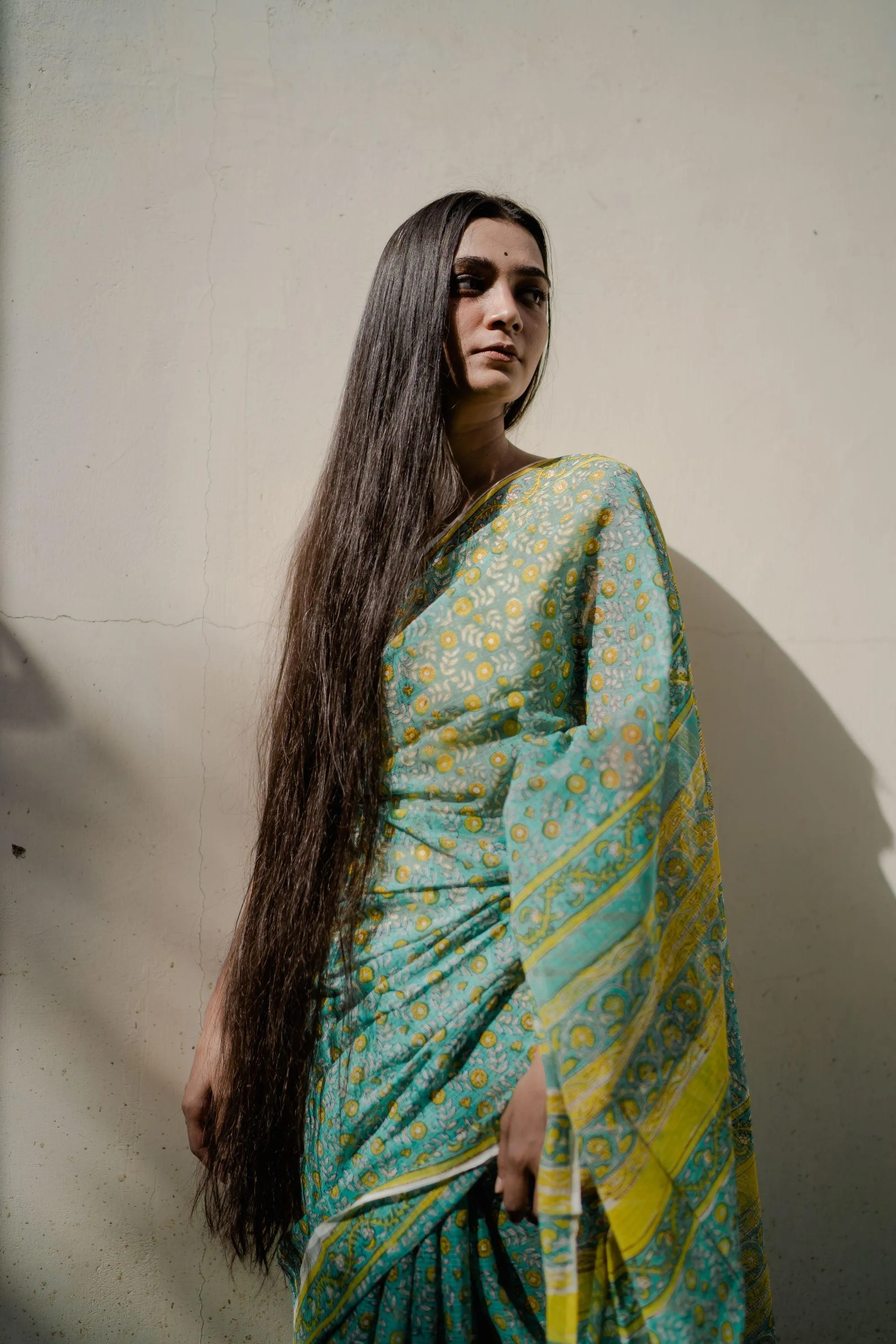 Evergreen printed Kota saree - Bagh- Rajnigandha