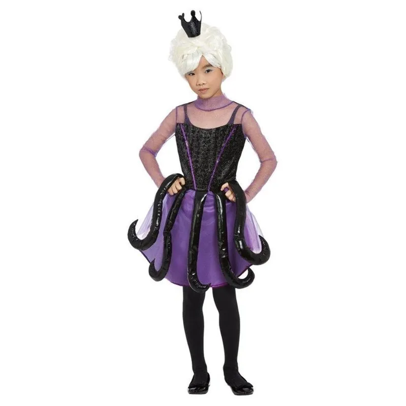 Evil Sea Witch Costume, Black, Child