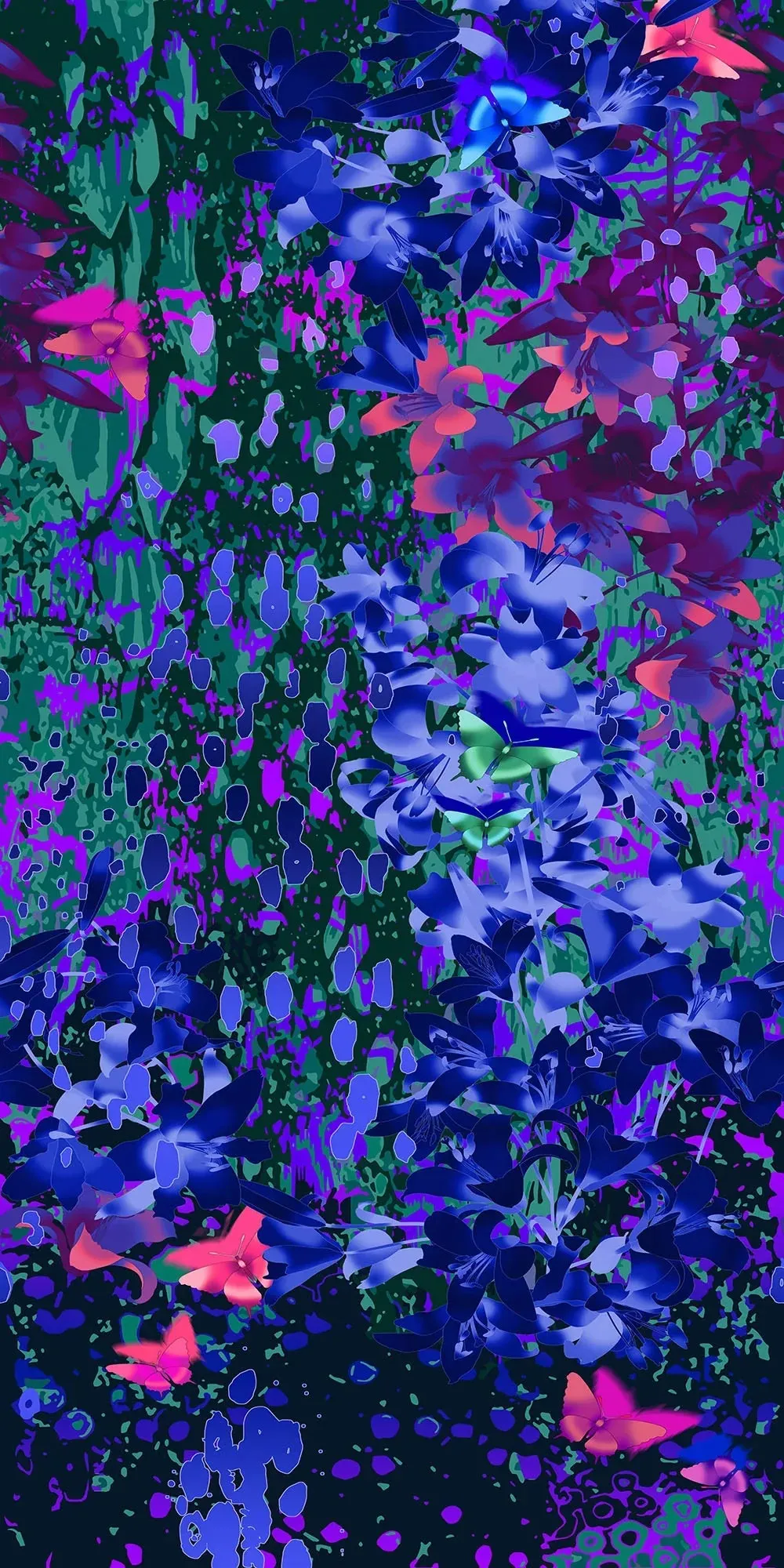 Floral Impressions Acrylic Shower Wall Panel Home Decor 2440mmm x 1220mm