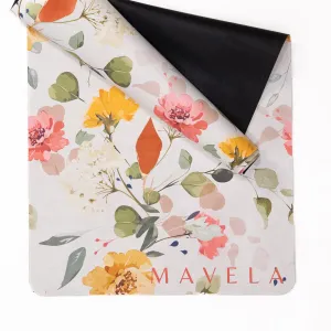 Floral Microfiber Suede Yoga Mat