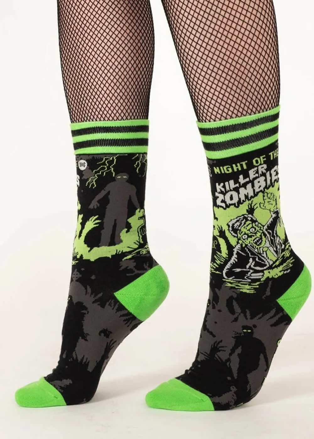 FootClothes Night of the Killer Zombies Socks Black