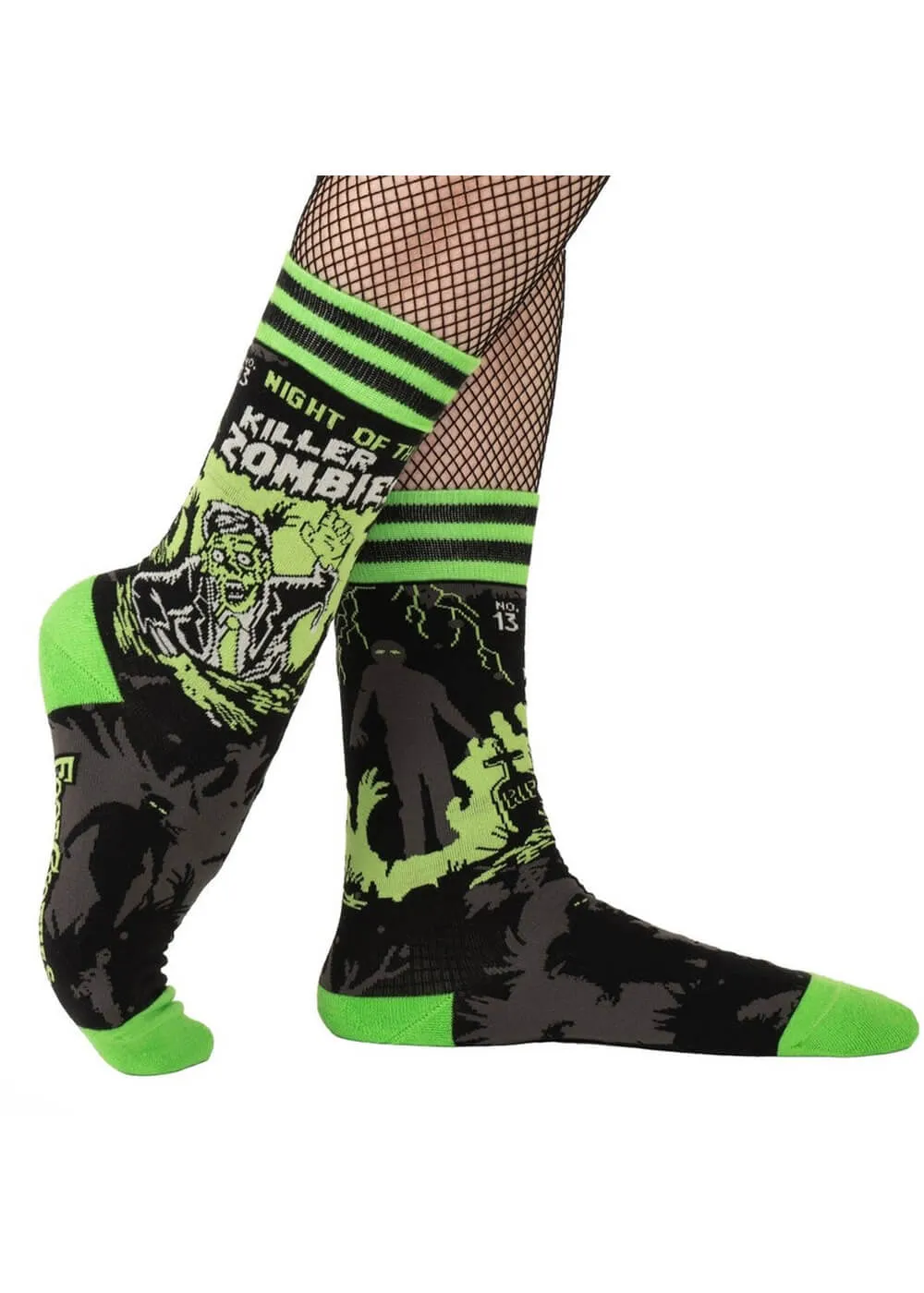 FootClothes Night of the Killer Zombies Socks Black