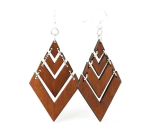 Fountain Pyramid Earrings #1440