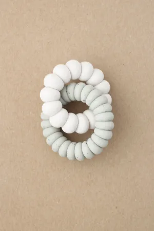 Freezer Teether - Luna | Silver Ivory