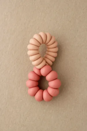 Freezer Teether - Twist | Maroon