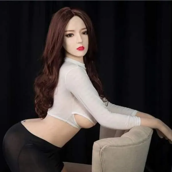 Full Size Solid Silicone Sex Doll Fashion Model Long Hair Honey A19041503 Special Price Asaka