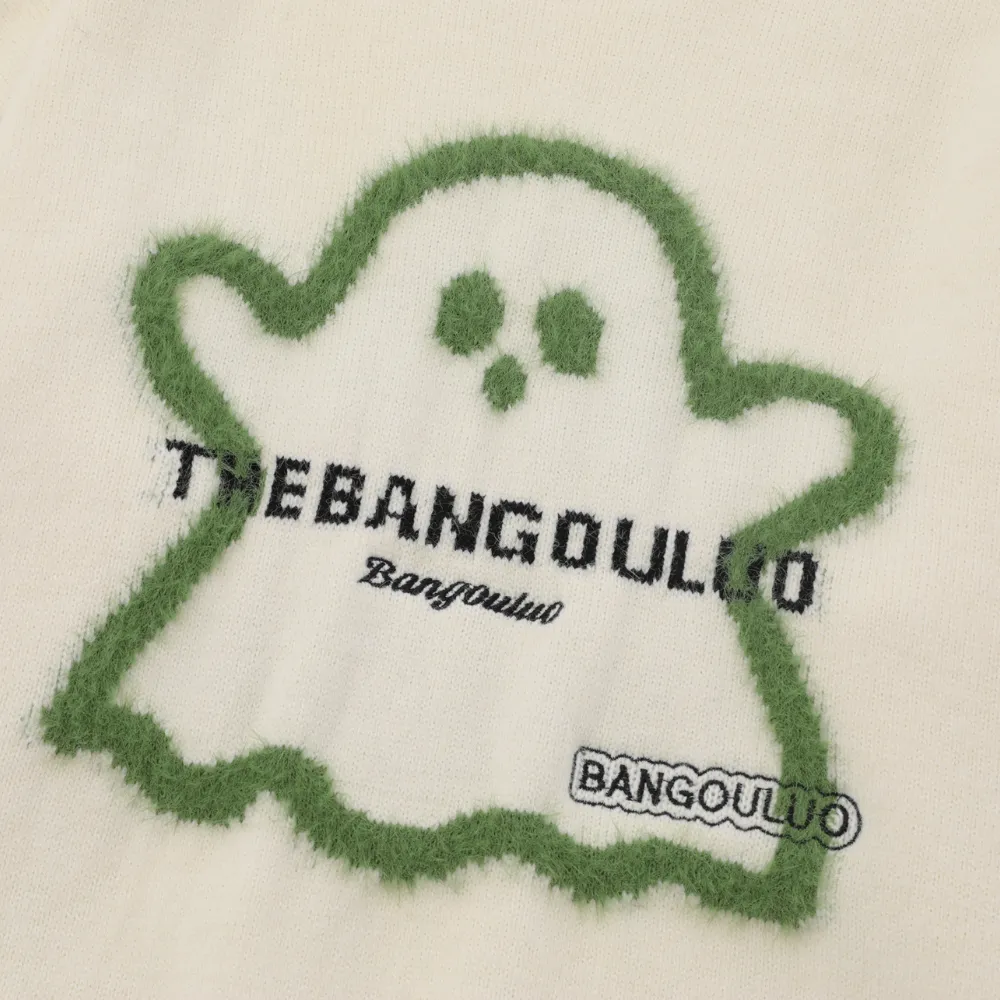 Fun Cartoon Ghost Sweater