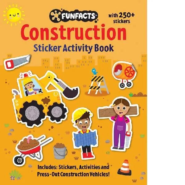 Fun Facts | Sticker Activity Book | Construction