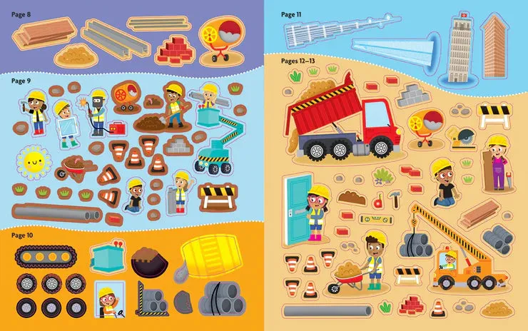Fun Facts | Sticker Activity Book | Construction