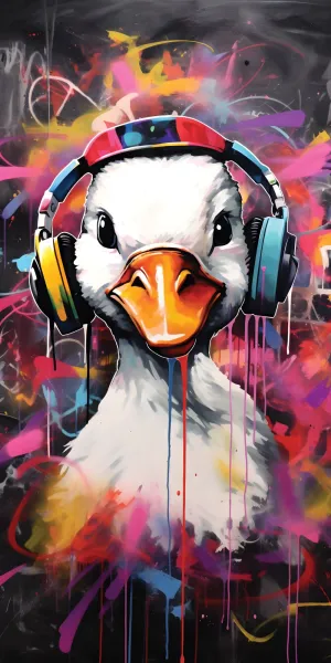 Funky Ducks Acrylic Wall Panels Home Decor Wall Panels 2440mmm x 1220mm
