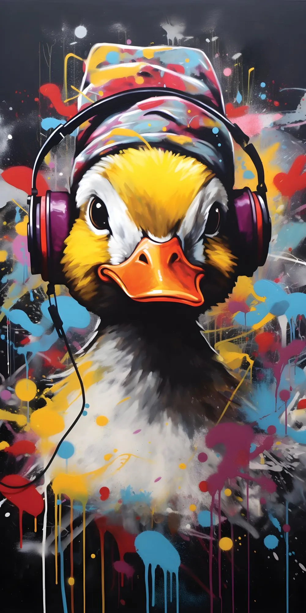 Funky Ducks Acrylic Wall Panels Home Decor Wall Panels 2440mmm x 1220mm
