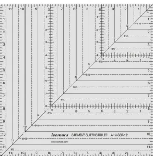 Garment Quilting Ruler (12")