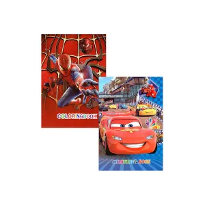 Generic Kids Small Coloring Book   Stickers Pack of 2