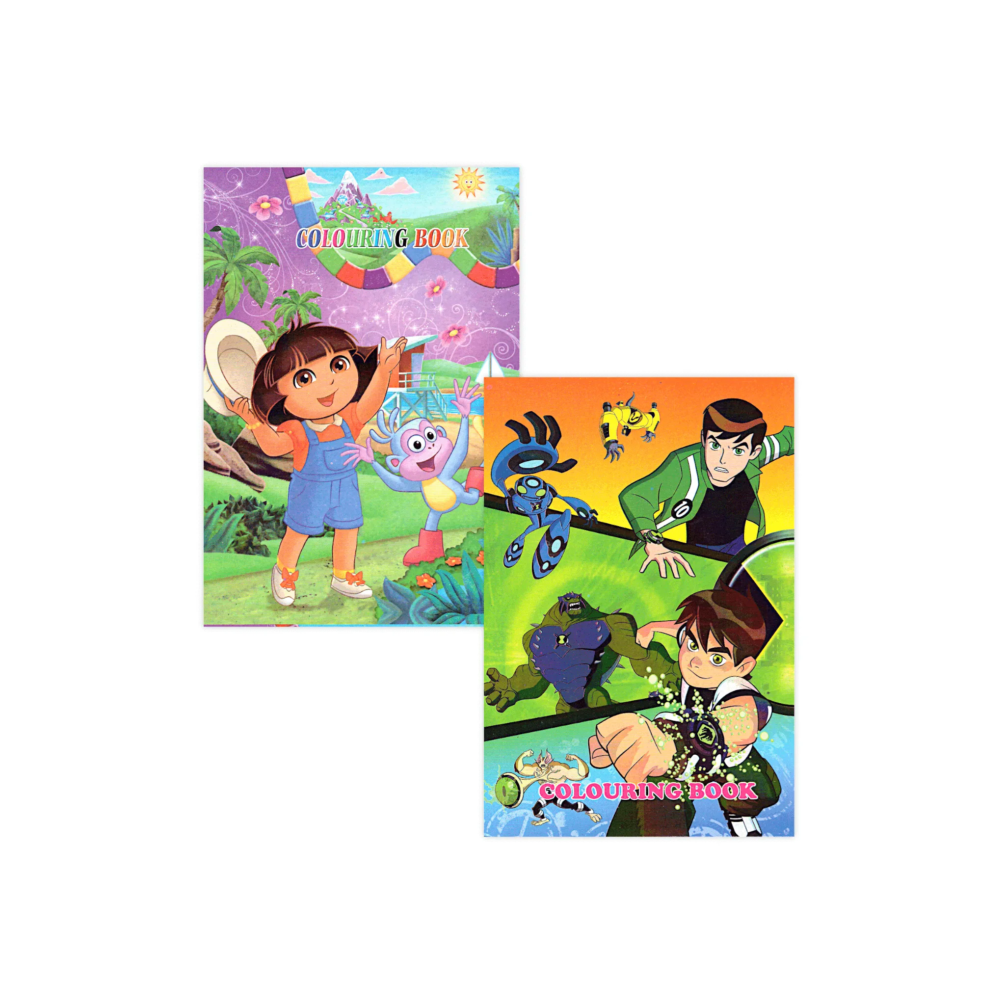 Generic Kids Small Coloring Book   Stickers Pack of 2