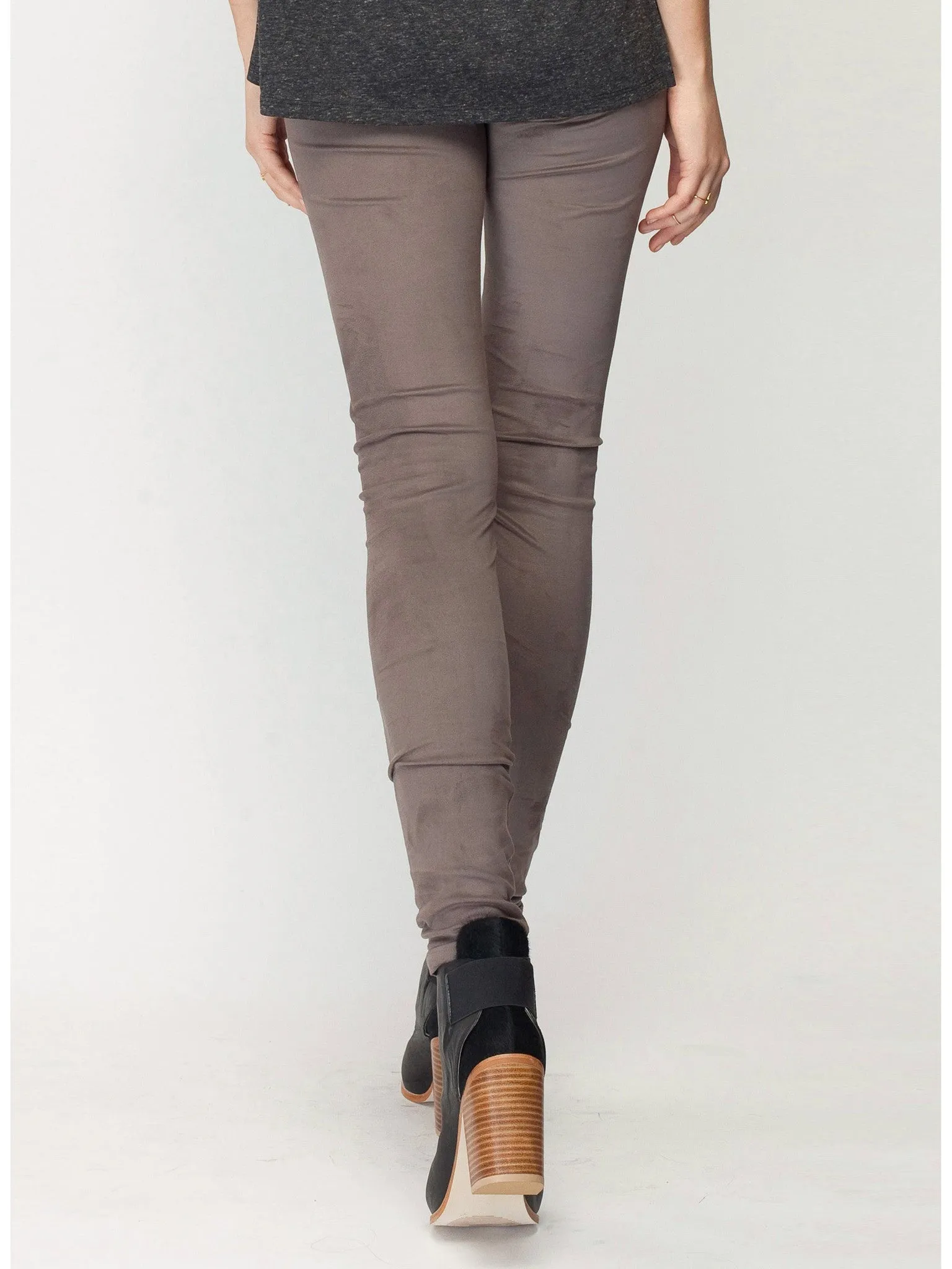 Gentle Fawn Eastwood Suede Legging | Black | Loden Grey