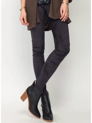 Gentle Fawn Eastwood Suede Legging | Black | Loden Grey