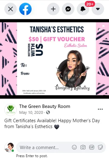 Gift Card Design (can be ONLY purchased with a portrait logo listing)