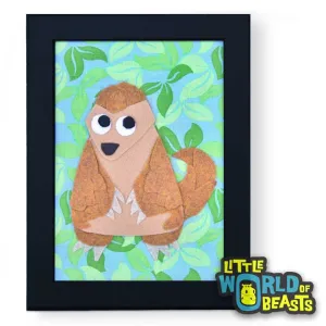 Gillian the Pangolin Framed