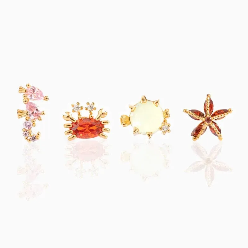 Girls Crew Under the Sea Earring Stud Set