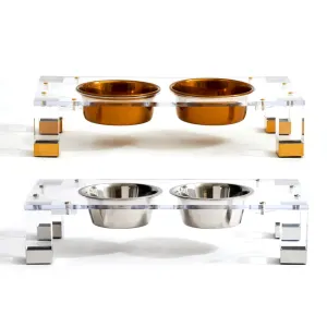 Glam Modern Lucite Feeders