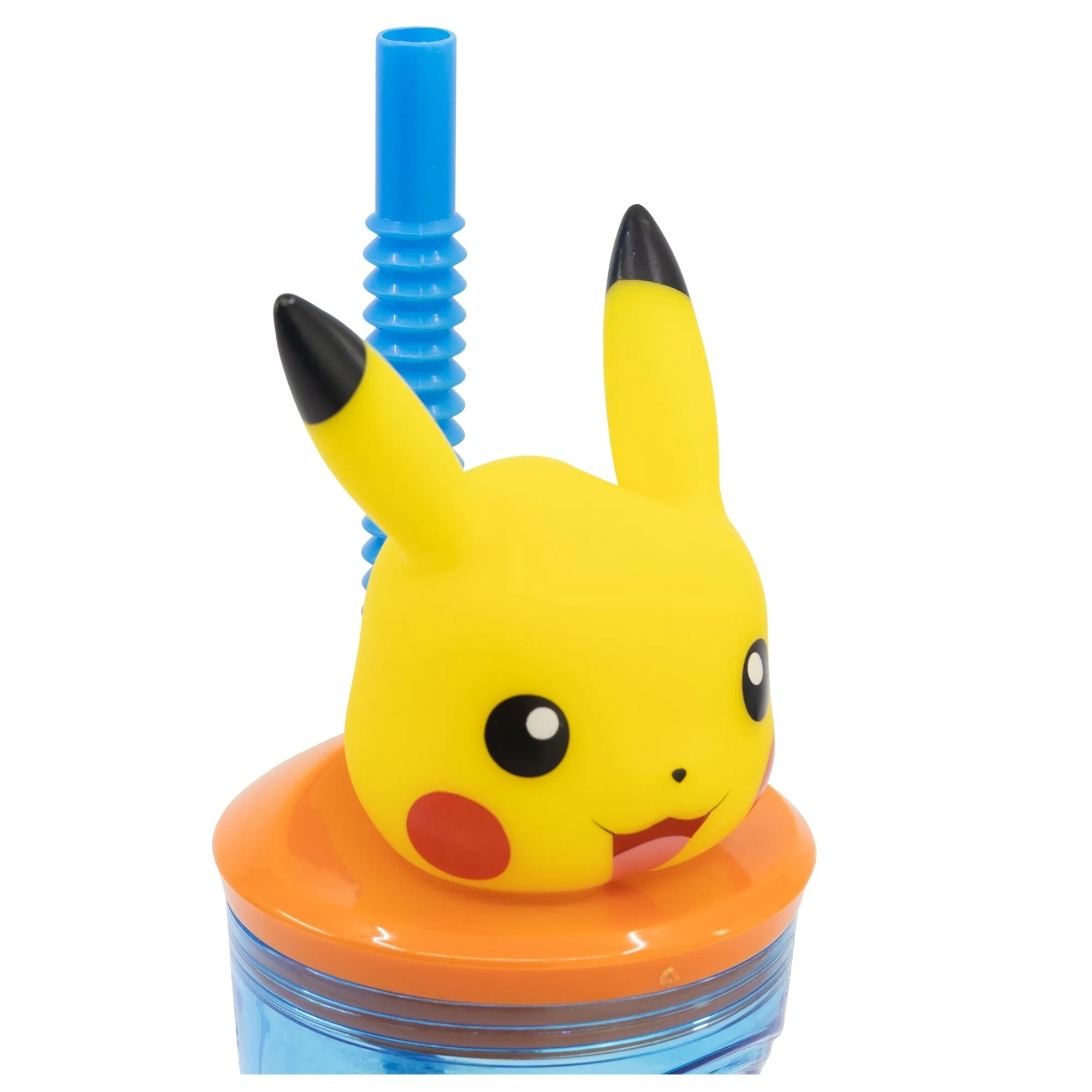Glas með röri og haus - Pokemon