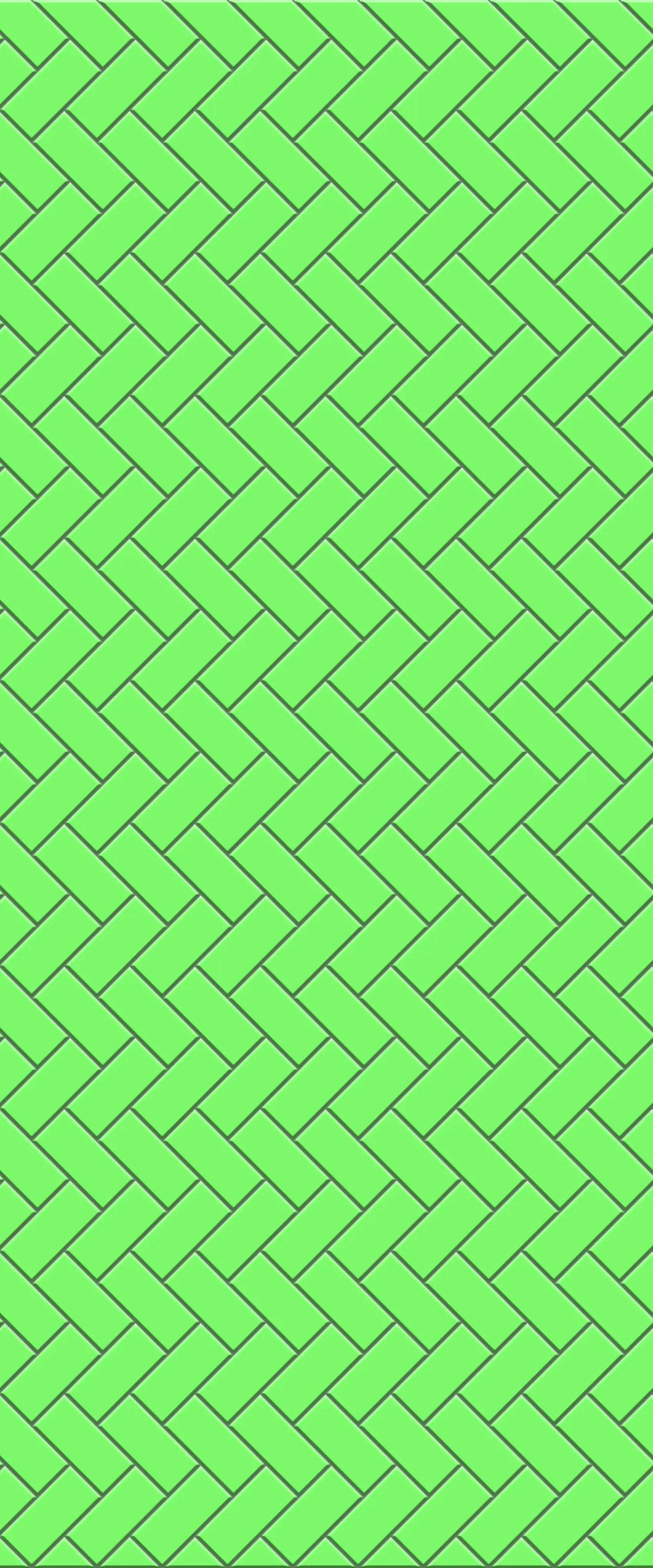 Green Diagonal Herringbone Tile Acrylic Shower Wall Panel 2440mm x 1220mm (3mm Thick)