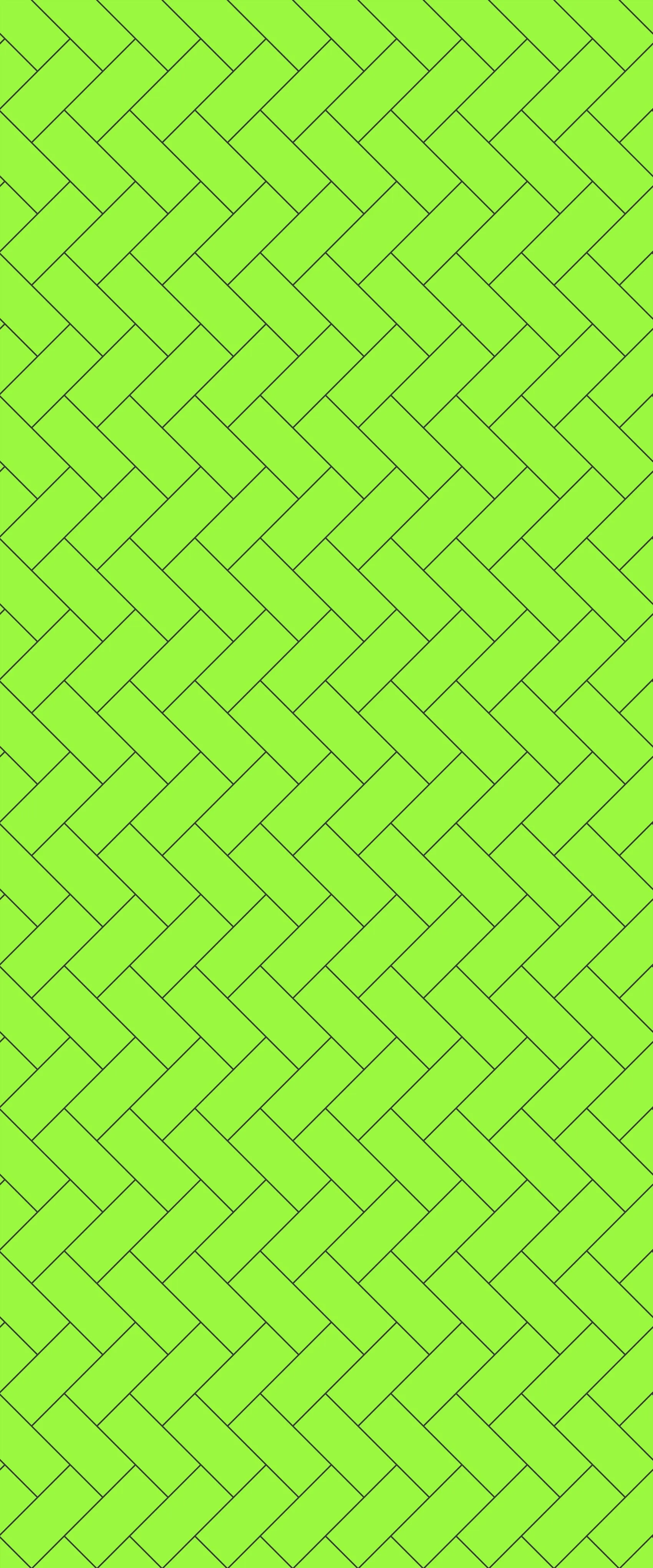 Green Diagonal Herringbone Tile Acrylic Shower Wall Panel 2440mm x 1220mm (3mm Thick)