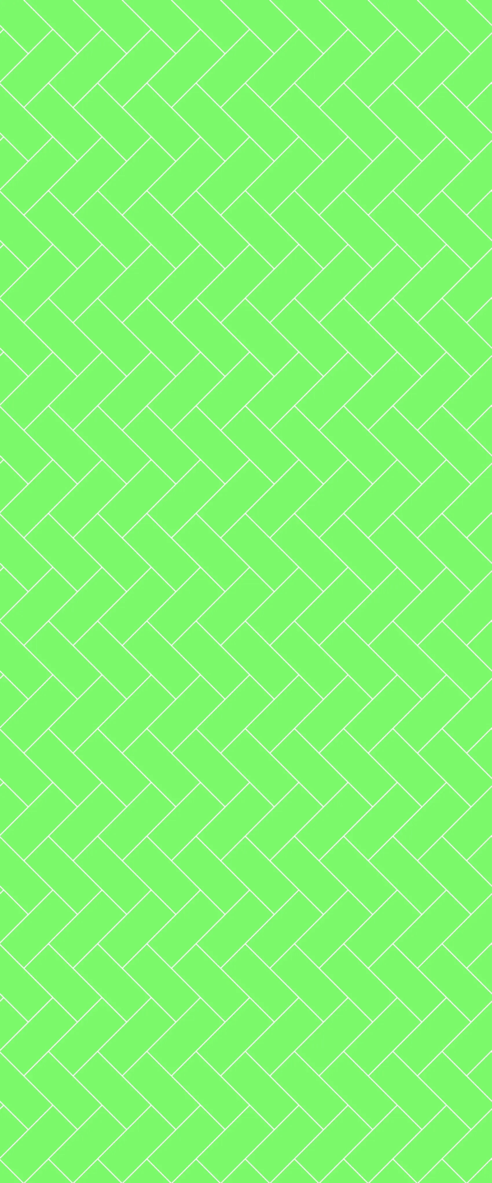 Green Diagonal Herringbone Tile Acrylic Shower Wall Panel 2440mm x 1220mm (3mm Thick)