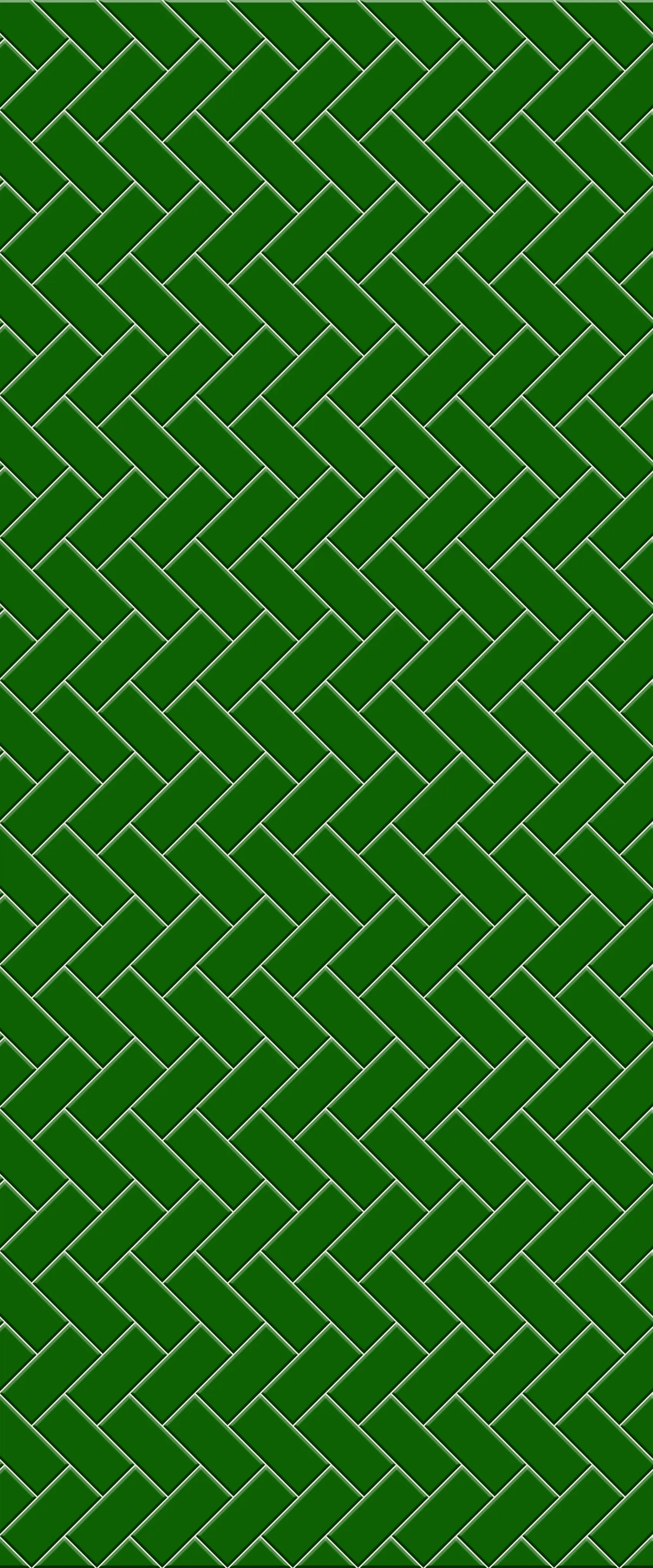 Green Diagonal Herringbone Tile Acrylic Shower Wall Panel 2440mm x 1220mm (3mm Thick)