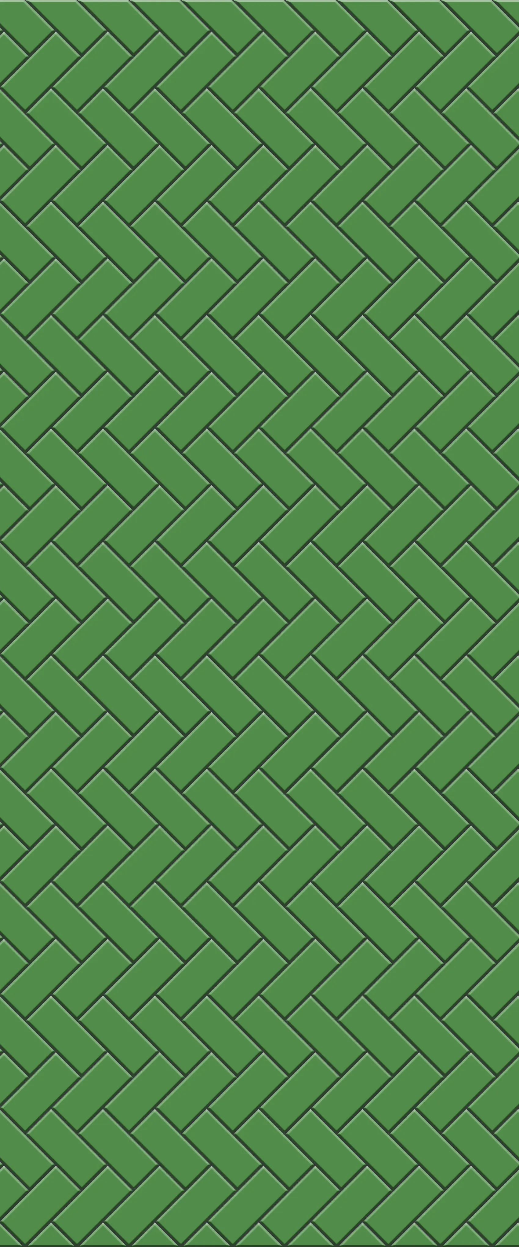Green Diagonal Herringbone Tile Acrylic Shower Wall Panel 2440mm x 1220mm (3mm Thick)