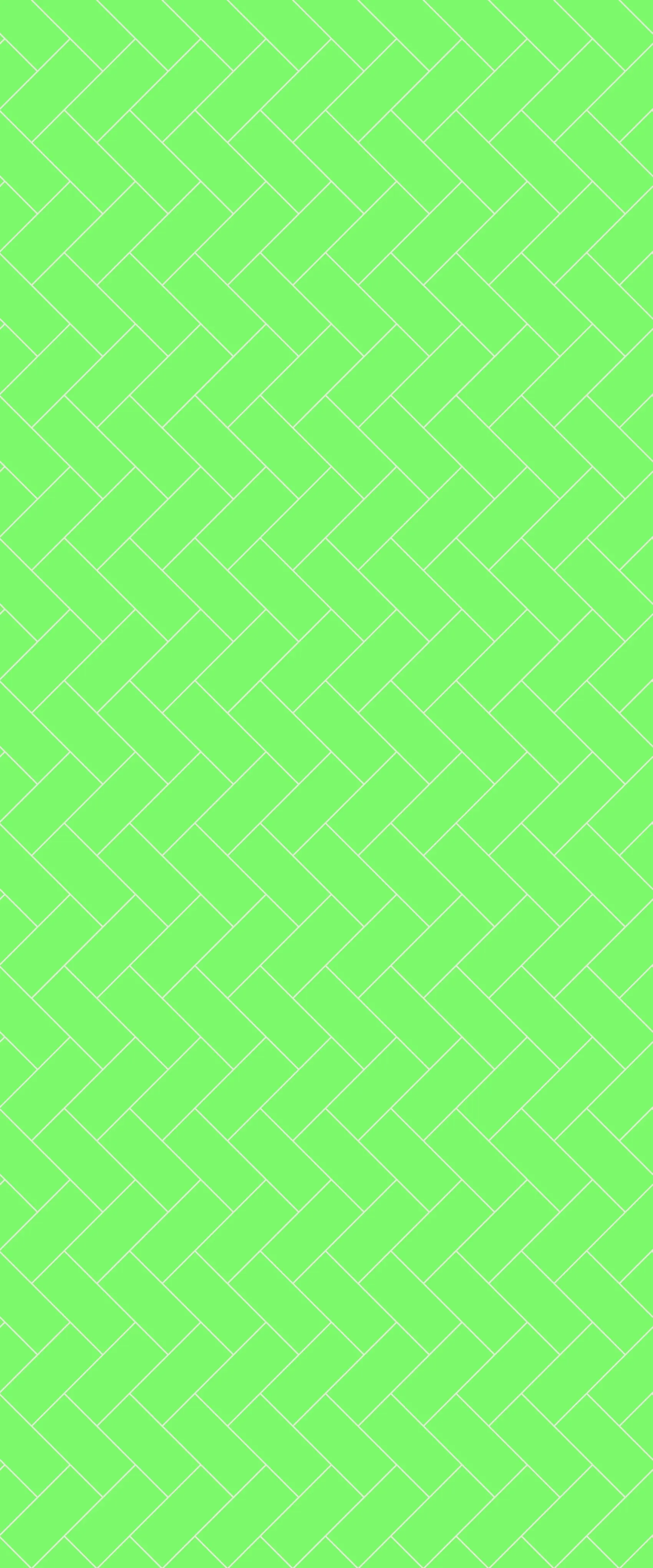 Green Diagonal Herringbone Tile Acrylic Shower Wall Panel 2440mm x 1220mm (3mm Thick)