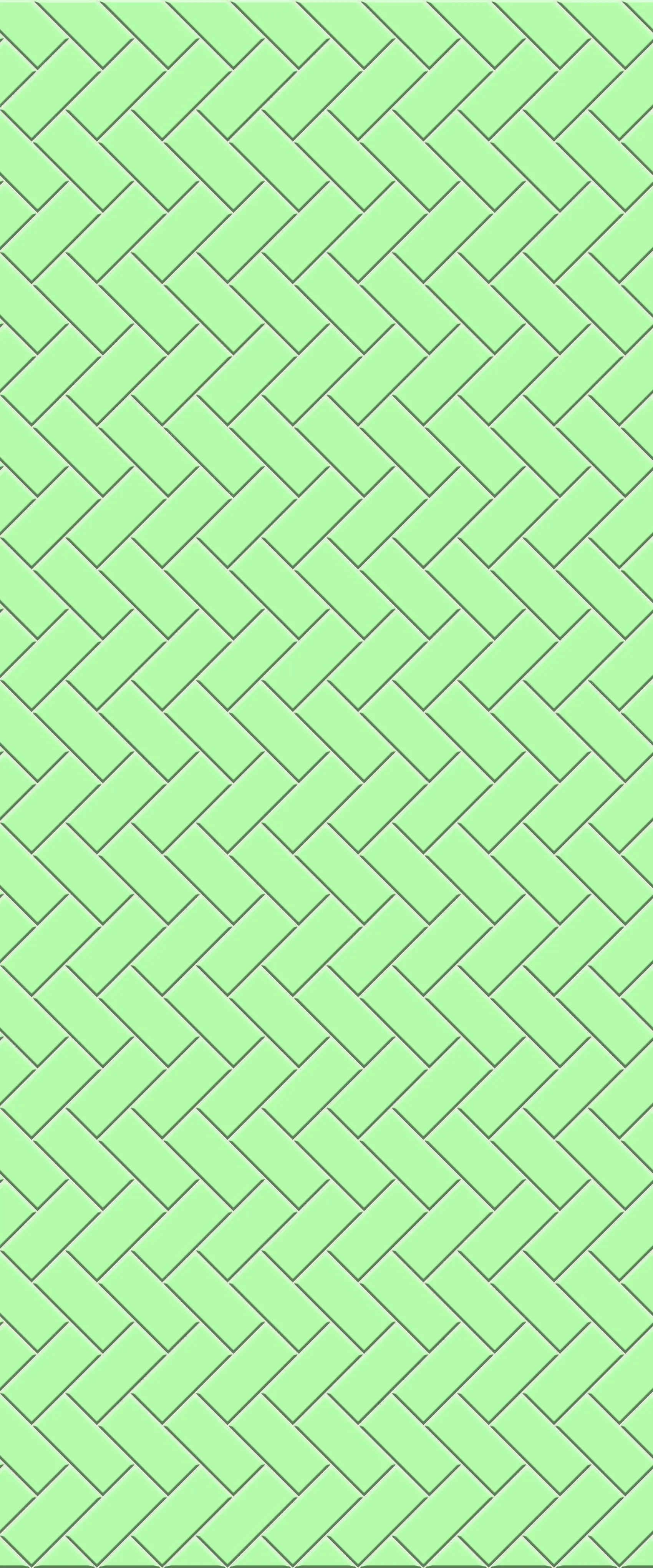 Green Diagonal Herringbone Tile Acrylic Shower Wall Panel 2440mm x 1220mm (3mm Thick)