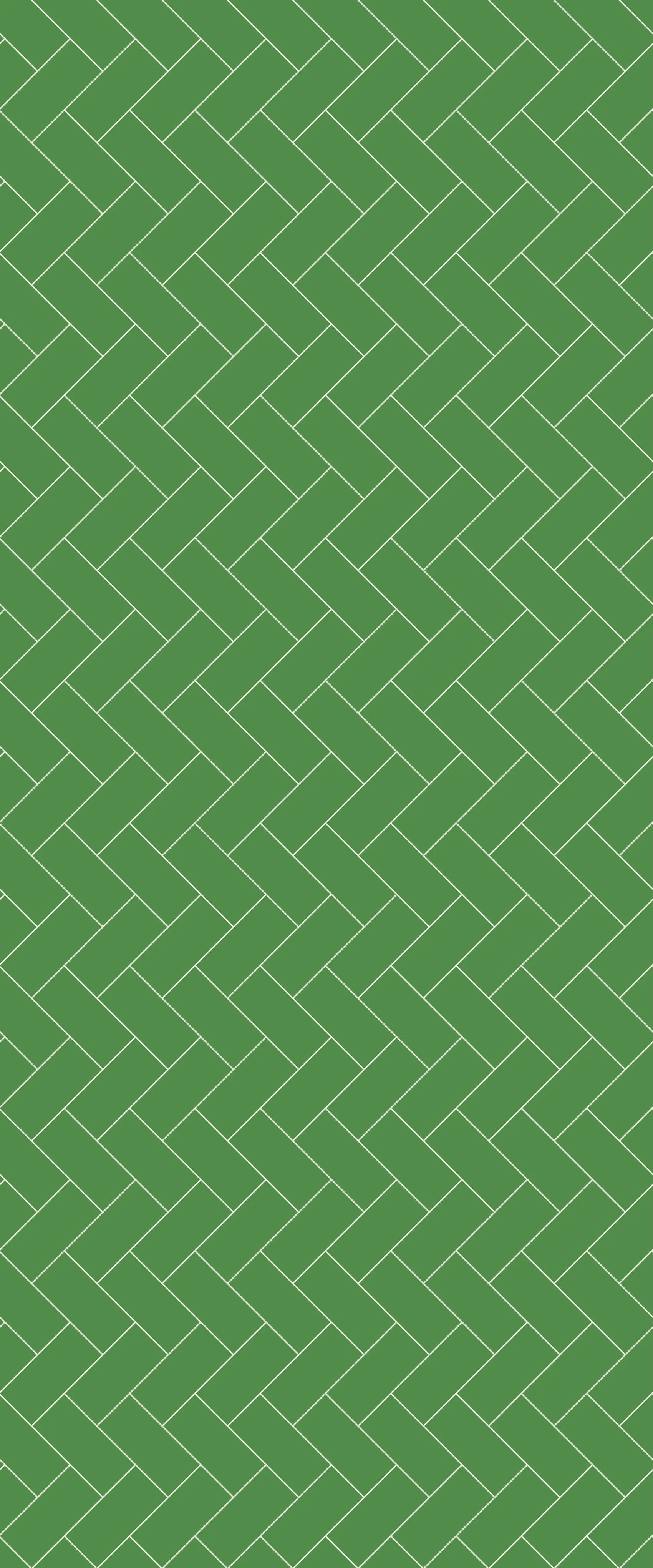 Green Diagonal Herringbone Tile Acrylic Shower Wall Panel 2440mm x 1220mm (3mm Thick)
